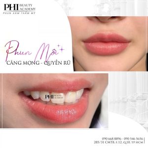 Phun xăm môi có đau không