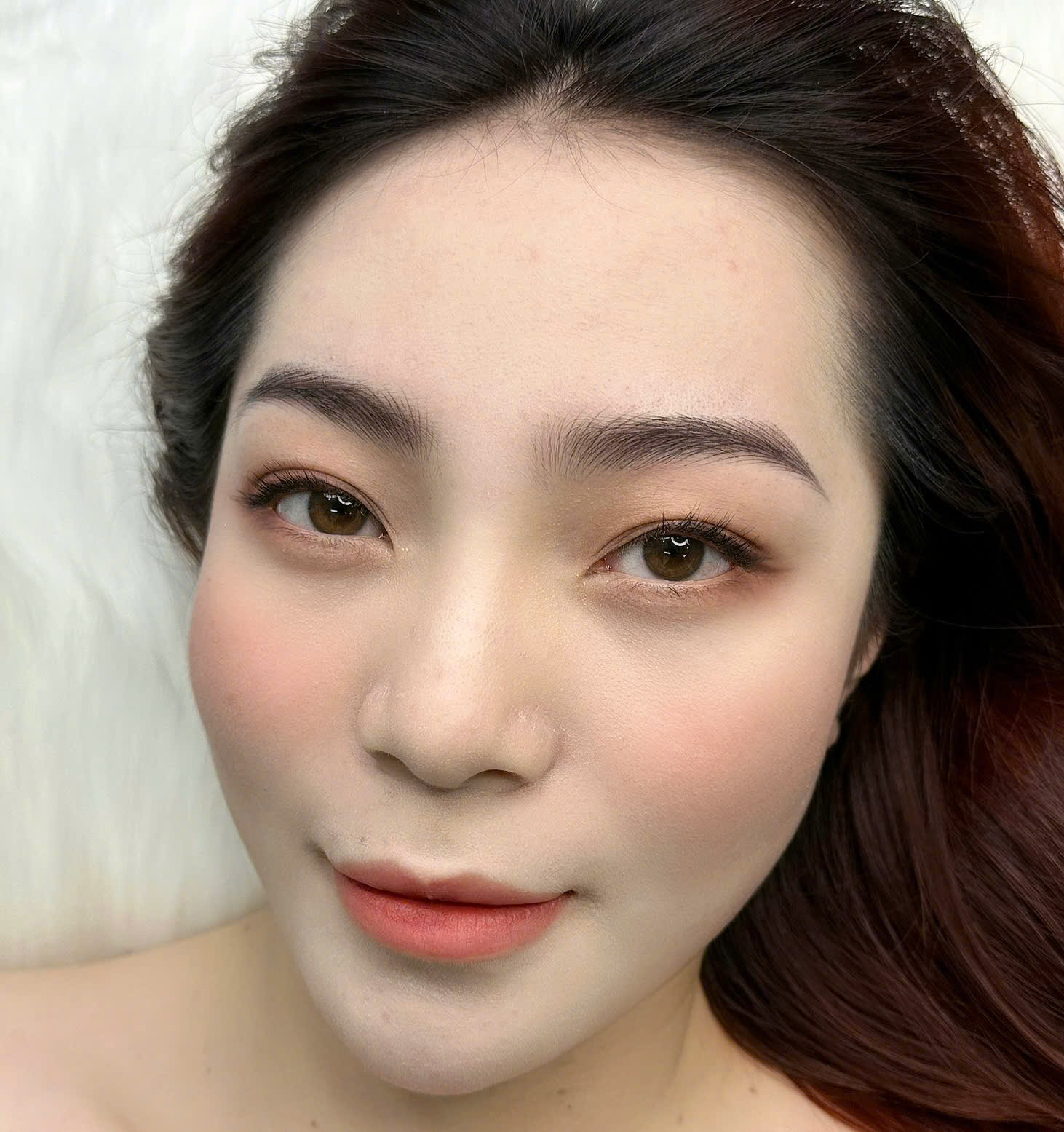 Chân mày hairstroke cho người ít lông mày tại Phi Beauty - Hình ảnh sau khi thực hiện tại Phi Beauty