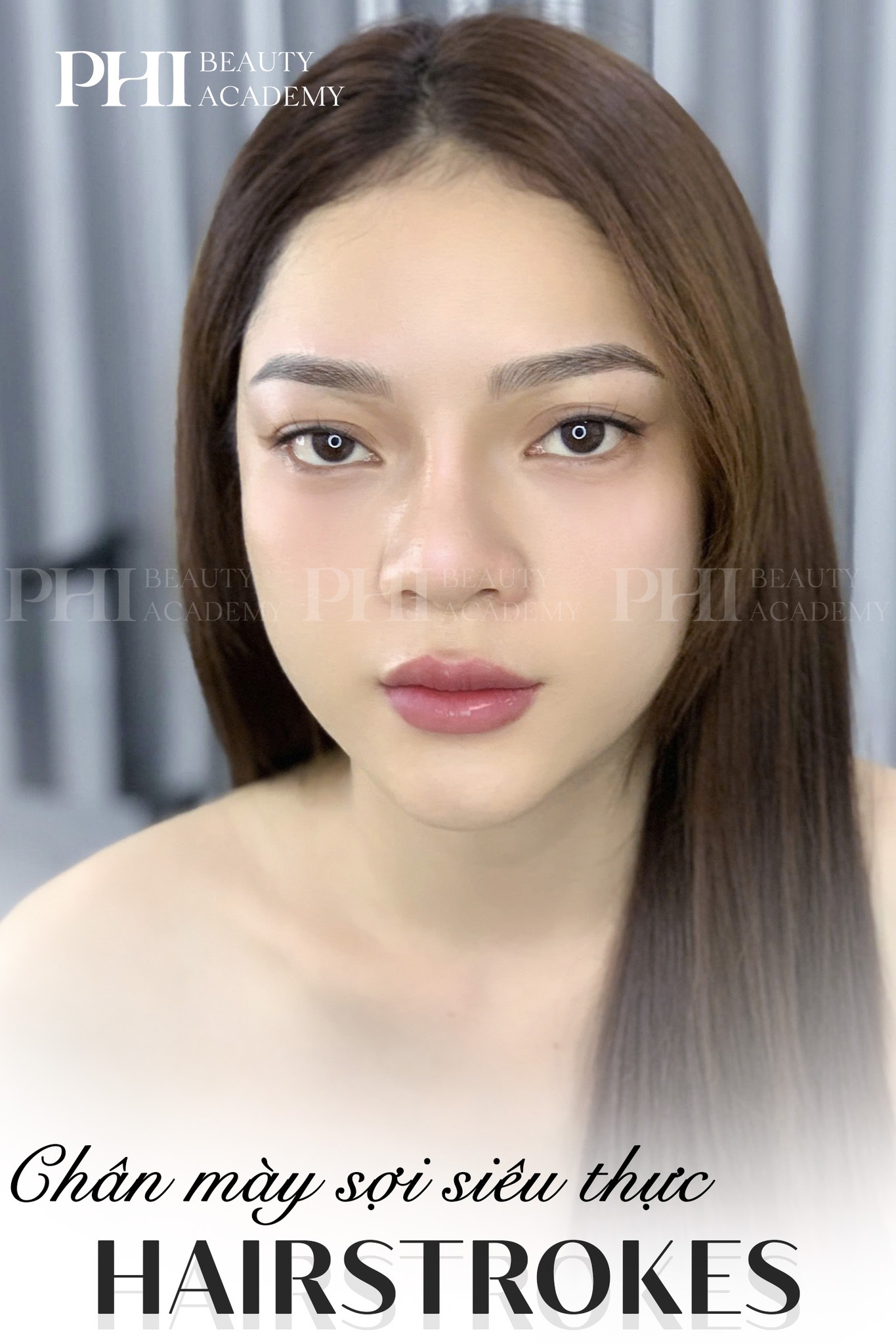 Kết quả chân mày đẹp tự nhiên tại Phi Beauty