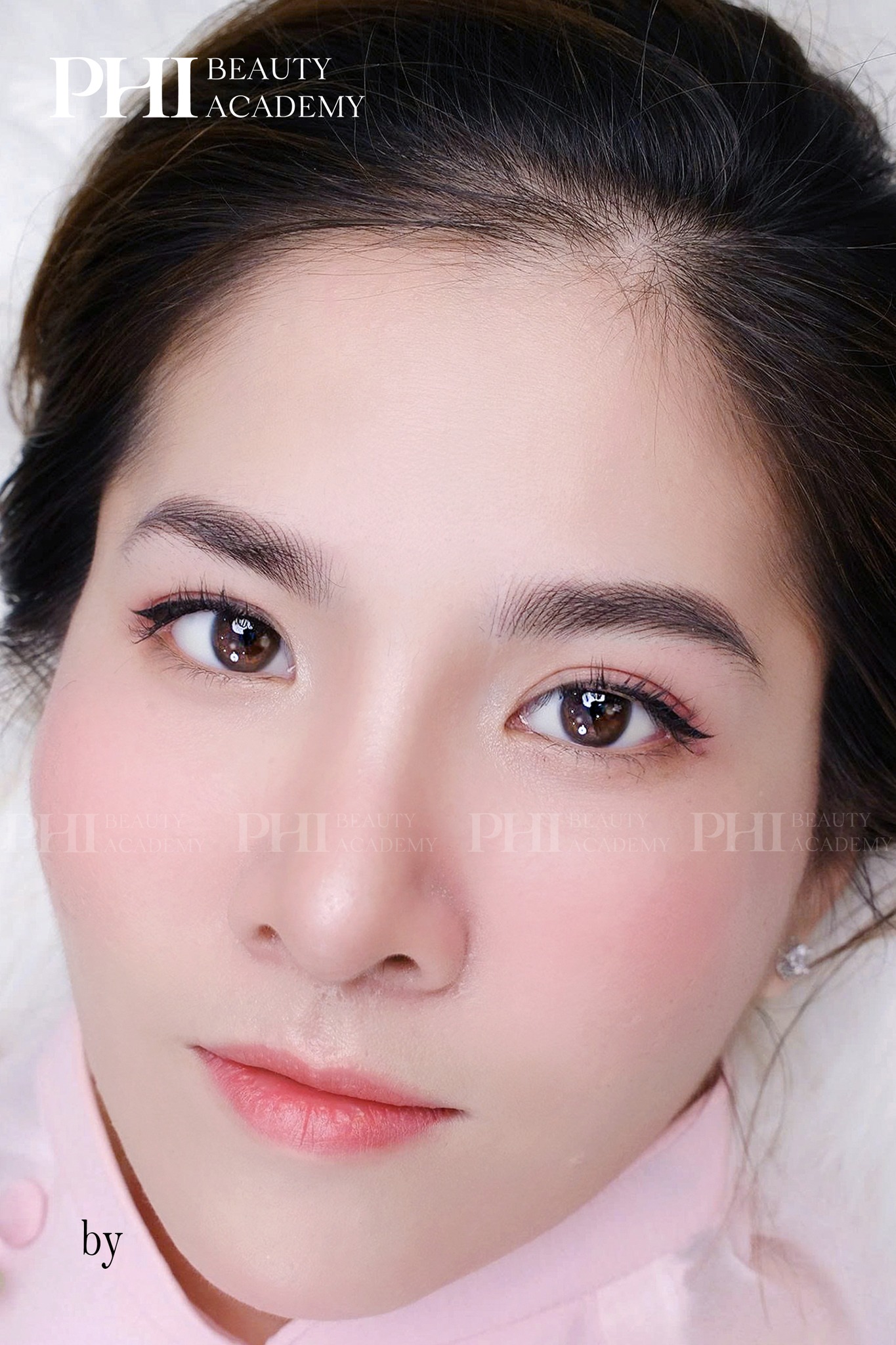 Kết quả làm chân mày Hairstrokes tự nhiên tại Phi Beauty