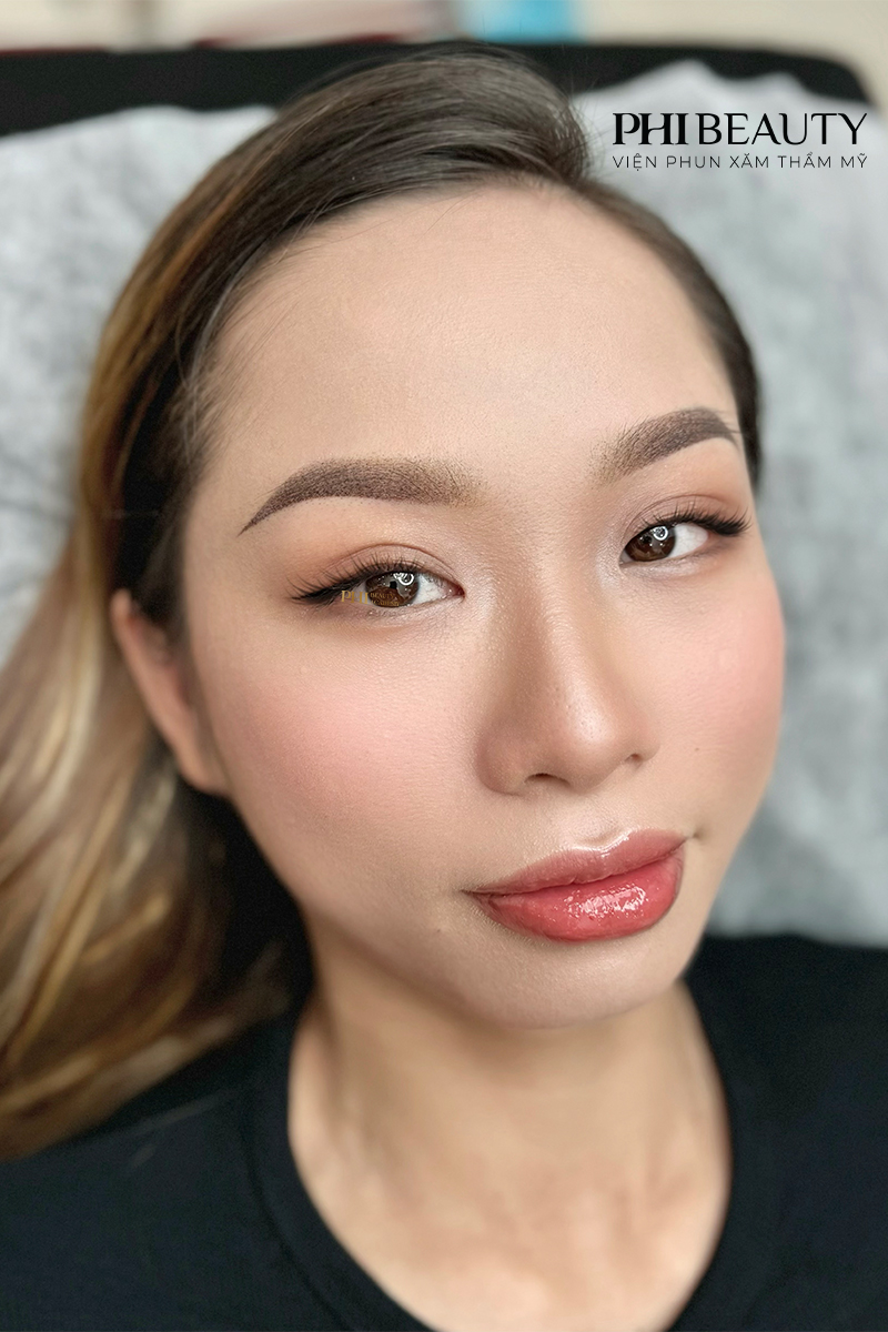 Ảnh sau khi phun Ombre tại Phi Beauty